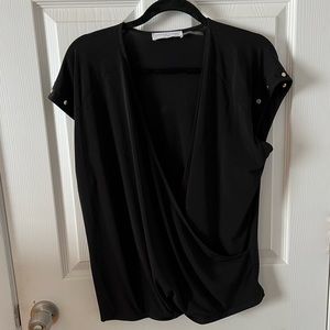 Adrienne vittadini Size large black shirt
